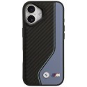 Etui BMW M Carbon Logo MagSafe do iPhone 17 niebieski