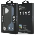 Etui BMW M Carbon Logo MagSafe do iPhone 17 niebieski