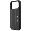 Etui BMW M Kevlar Lines & Logo MagSafe do iPhone 17 Pro Max czarny
