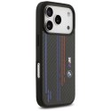 Etui BMW M Kevlar Lines & Logo MagSafe do iPhone 17 Pro czarny
