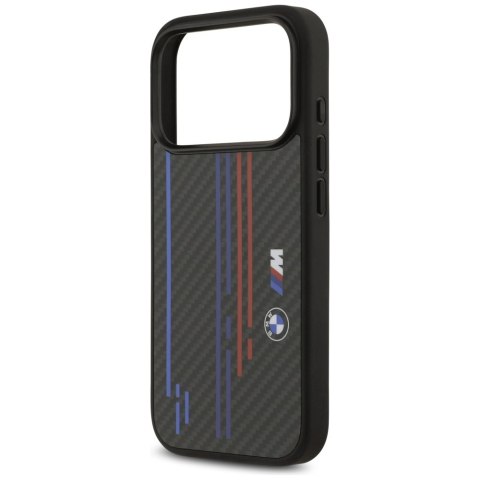 Etui BMW M Kevlar Lines & Logo MagSafe do iPhone 17 Pro czarny