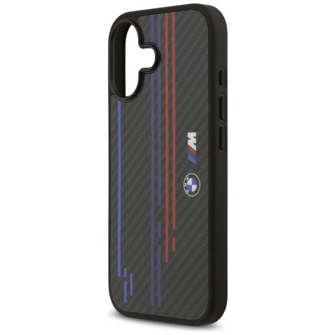 Etui BMW M Kevlar Lines & Logo MagSafe do iPhone 17 czarny