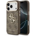 Etui Guess 4G Big 4G Classic Logo do iPhone 17 Pro Max brązowy złoty