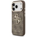 Etui Guess 4G Big 4G Classic Logo do iPhone 17 Pro Max brązowy złoty