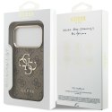 Etui Guess 4G Big 4G Classic Logo do iPhone 17 Pro Max brązowy złoty
