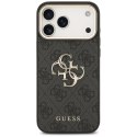 Etui Guess 4G Big 4G Classic Logo do iPhone 17 Pro Max czarny złoty
