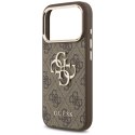 Etui Guess 4G Big 4G Classic Logo do iPhone 17 Pro brązowy złoty