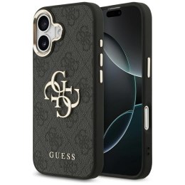 Etui Guess 4G Big 4G Classic Logo do iPhone 17 czarny złoty
