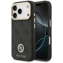 Etui Guess 4G Strass Logo MagSafe do iPhone 17 Pro czarny