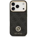 Etui Guess 4G Strass Logo MagSafe do iPhone 17 Pro czarny