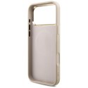 Etui Guess 4G Triangle Logo MagSafe do iPhone 17 Pro Max różowy złoty