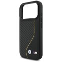 Etui BMW M Carbon Line & Logo MagSafe do iPhone 17 Pro żółty