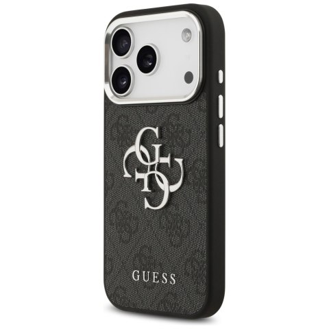 Etui Guess 4G Big 4G Classic Logo do iPhone 17 Pro Max czarny srebrny