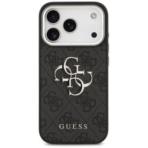 Etui Guess 4G Big 4G Classic Logo do iPhone 17 Pro Max czarny srebrny