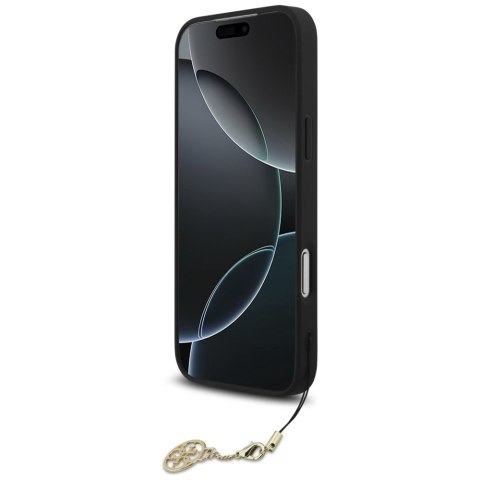 Etui Guess 4G Charms Collection MagSafe do iPhone 17 Pro Max czarny