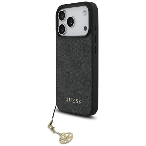 Etui Guess 4G Charms Collection MagSafe do iPhone 17 Pro czarny