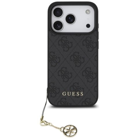 Etui Guess 4G Charms Collection MagSafe do iPhone 17 Pro czarny