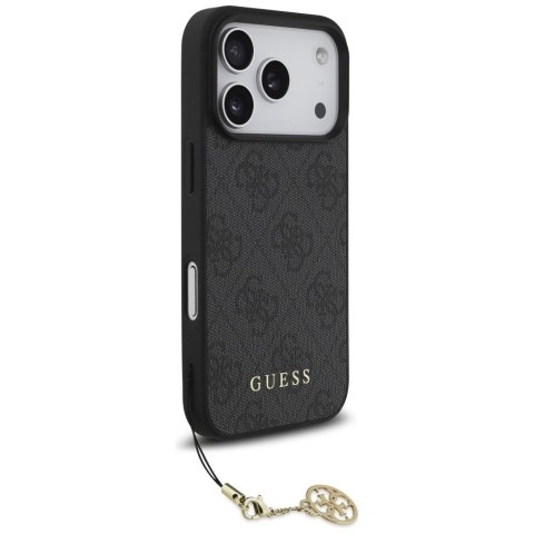 Etui Guess 4G Charms Collection MagSafe do iPhone 17 Pro czarny