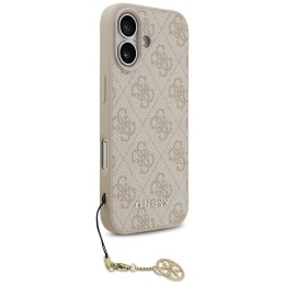 Etui Guess 4G Charms Collection MagSafe do iPhone 17 różowy