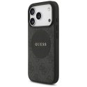 Etui Guess 4G Circle Classic Logo MagSafe do iPhone 17 Pro czarny