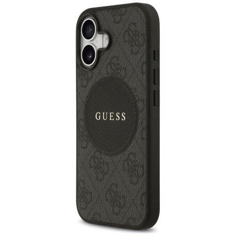 Etui Guess 4G Circle Classic Logo MagSafe do iPhone 17 czarny