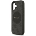 Etui Guess 4G Circle Classic Logo MagSafe do iPhone 17 czarny