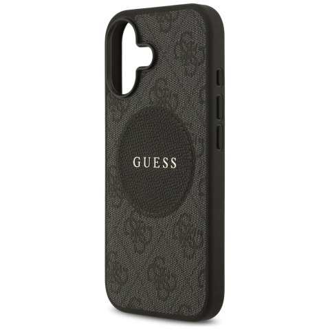 Etui Guess 4G Circle Classic Logo MagSafe do iPhone 17 czarny