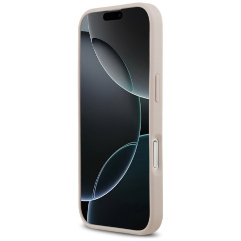 Etui Guess 4G Circle Classic Logo MagSafe do iPhone 17 różowy