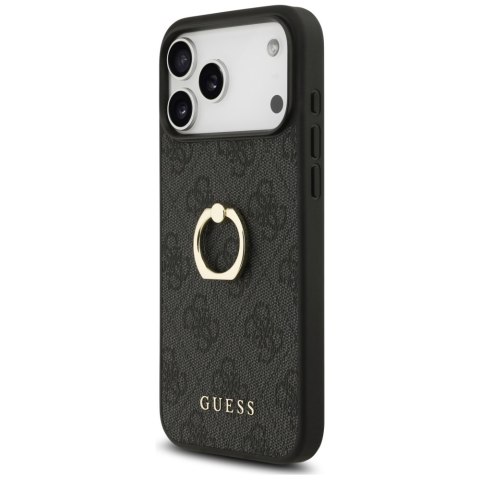 Etui Guess 4G Ring Stand do iPhone 17 Pro Max czarny