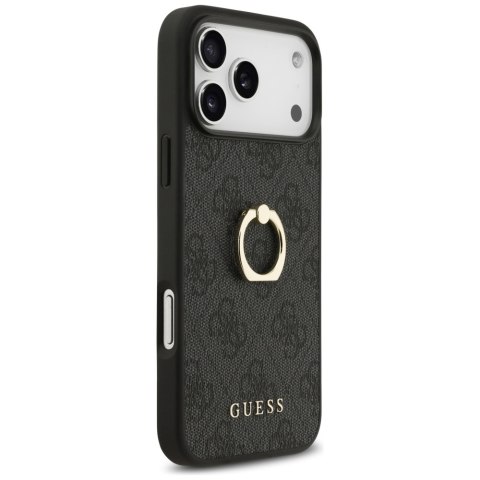Etui Guess 4G Ring Stand do iPhone 17 Pro Max czarny