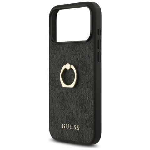 Etui Guess 4G Ring Stand do iPhone 17 Pro Max czarny