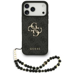 Etui Guess 4G Strap 4G Classic Logo do iPhone 17 Pro Max czarny