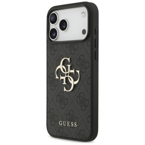 Etui Guess 4G Strap 4G Classic Logo do iPhone 17 Pro Max czarny