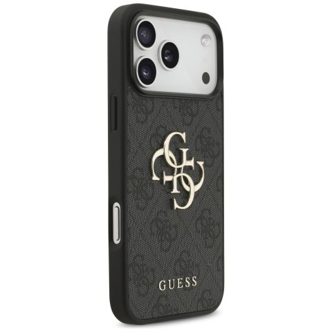 Etui Guess 4G Strap 4G Classic Logo do iPhone 17 Pro Max czarny