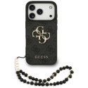 Etui Guess 4G Strap 4G Classic Logo do iPhone 17 Pro czarny