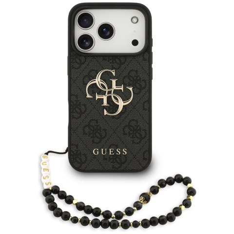 Etui Guess 4G Strap 4G Classic Logo do iPhone 17 Pro czarny