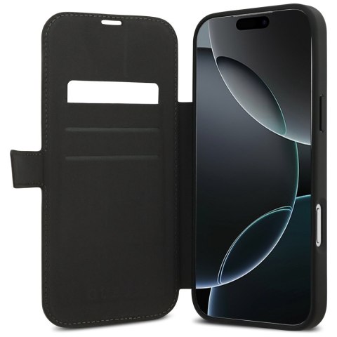 Etui Guess Book 4G Metal Logo do iPhone 17 Pro Max brązowy