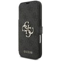 Etui Guess Book 4G Metal Logo do iPhone 17 Pro czarny