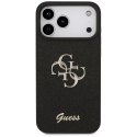 Etui Guess Fixed Glitter Big 4G do iPhone 17 Pro Max czarny