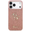 Etui Guess Fixed Glitter Big 4G do iPhone 17 Pro Max różowy