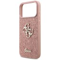 Etui Guess Fixed Glitter Big 4G do iPhone 17 Pro Max różowy