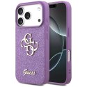 Etui Guess Fixed Glitter Big 4G do iPhone 17 Pro liliowy