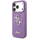 Etui Guess Fixed Glitter Big 4G do iPhone 17 Pro liliowy