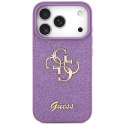 Etui Guess Fixed Glitter Big 4G do iPhone 17 Pro liliowy