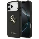 Etui Guess Grained Big 4G & Classic Logo do iPhone 17 Pro Max czarny