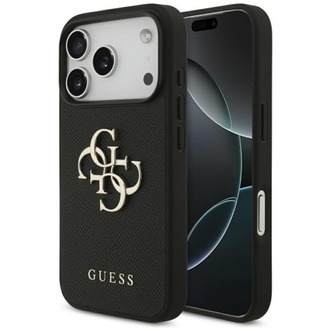 Etui Guess Grained Big 4G & Classic Logodo iPhone 17 Pro czarny