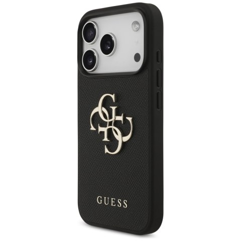Etui Guess Grained Big 4G & Classic Logodo iPhone 17 Pro czarny