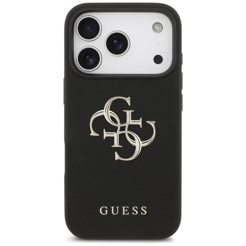 Etui Guess Grained Big 4G & Classic Logodo iPhone 17 Pro czarny