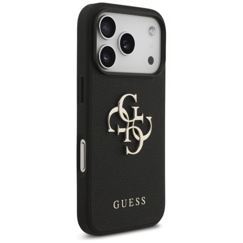 Etui Guess Grained Big 4G & Classic Logodo iPhone 17 Pro czarny