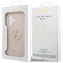 Etui Guess Grained Big 4G & Classic Logo do iPhone 17 różowy